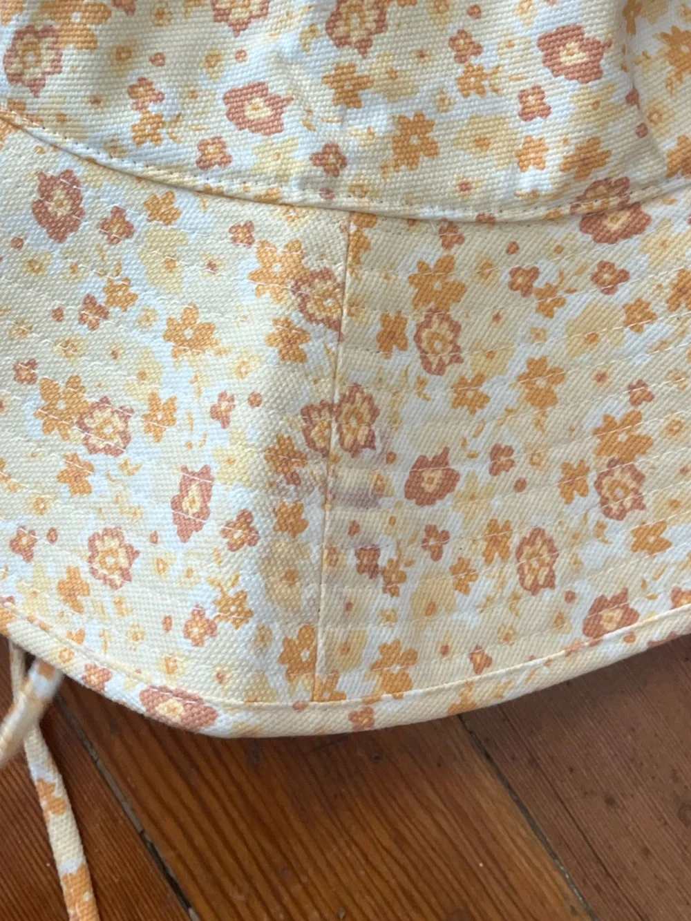 Lack Of Color Orange  Floral Bucket S/M